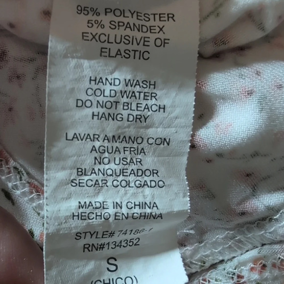 Ambiance Floral Print Blouse with Puff Sleeves - Picture 5 of 5